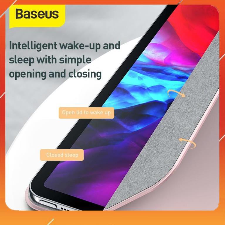 Bao da chống sốc siêu mỏng 1.5mm cho iPad Pro 12.9 2020 hiệu Baseus Simplism Gen 2 - Hàng chính hãng
