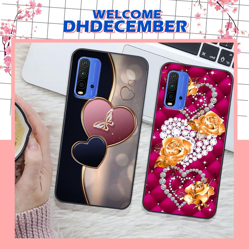 Ốp lưng Xiaomi REDMI 9T in hình hoa tinh tế , mới mẻ DH DECEMBER