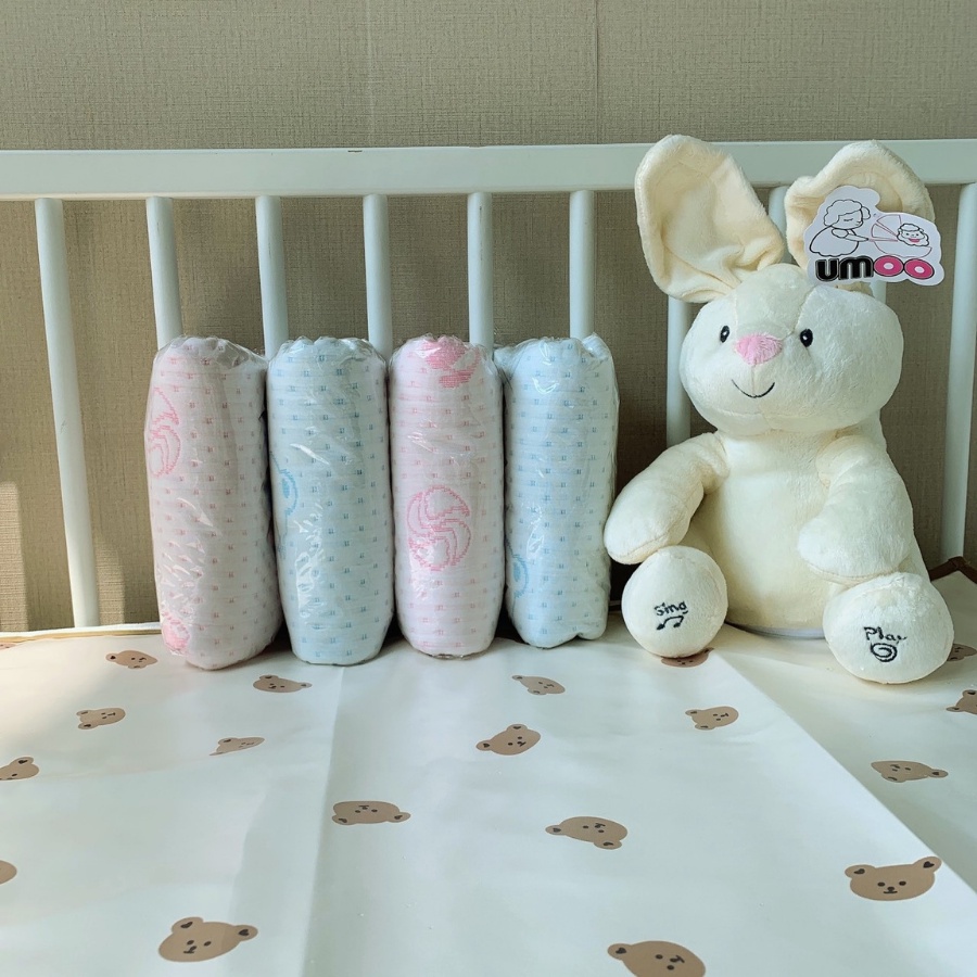 Tấm lót chống thấm 4 lớp cho bé | Thảm chống thấm lót giường xe đẩy chiếu cho bé ngồi chơi từ sơ sinh