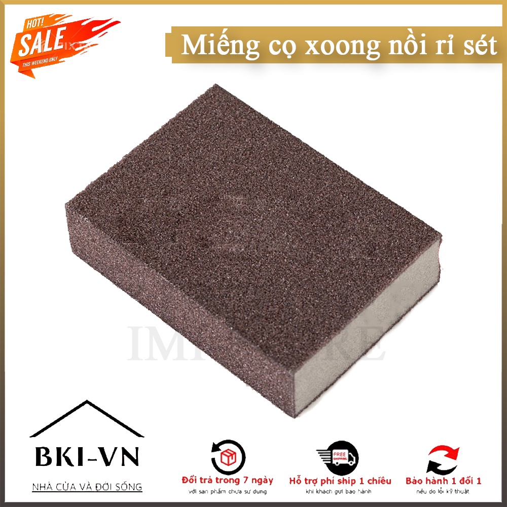 Miếng Cọ Nồi Xoong Đa Năng Đánh Bay Mọi Vết Bám Mặt Rỉ Sét - COXOONGNOI