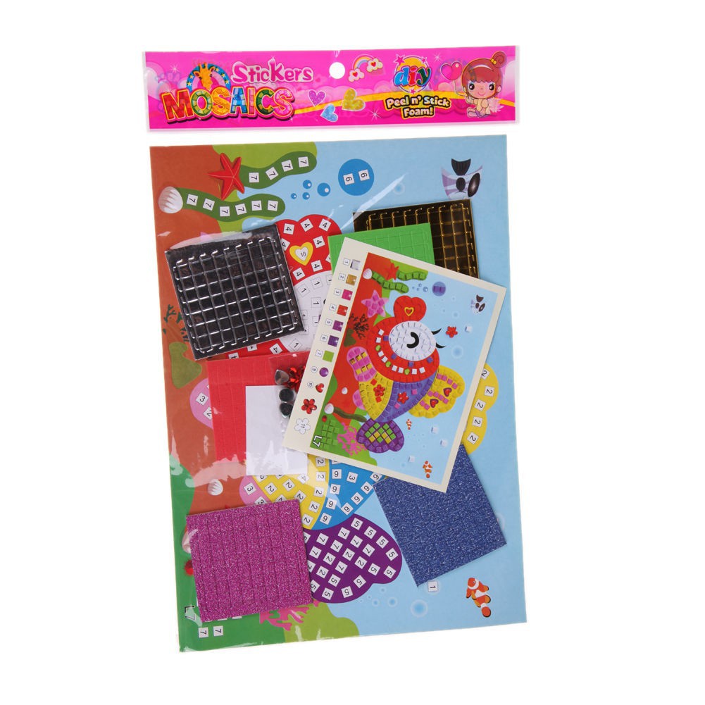 Bộ trò chơi dán sticker 3D theo tranh cho bé