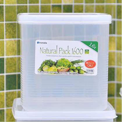 Hộp thực phẩm vuông 1600ml Inomata NỘI ĐỊA NHẬT BẢN