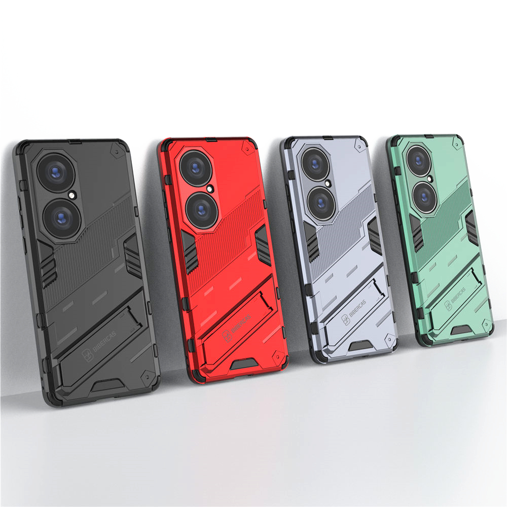 Huawei P50 Pro Mate 40 Pro P40 Pro Mate 30 Pro PC+TPU Punk style Protective Military Shock Absorption Stand Hard Case