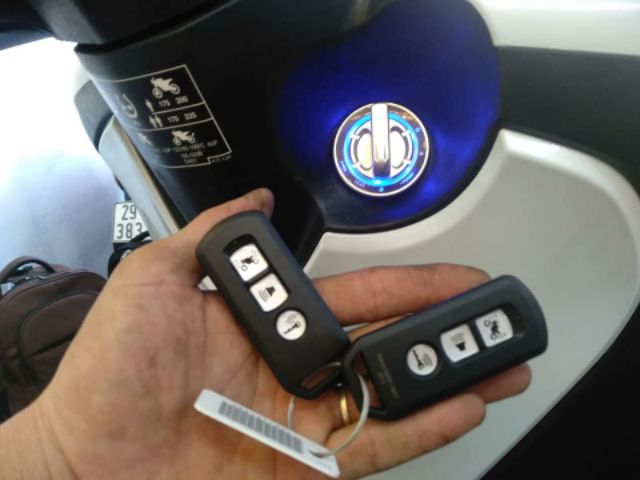 BỘ KHOÁ SMARTKEY HONDA NÚM NHÔM CNC