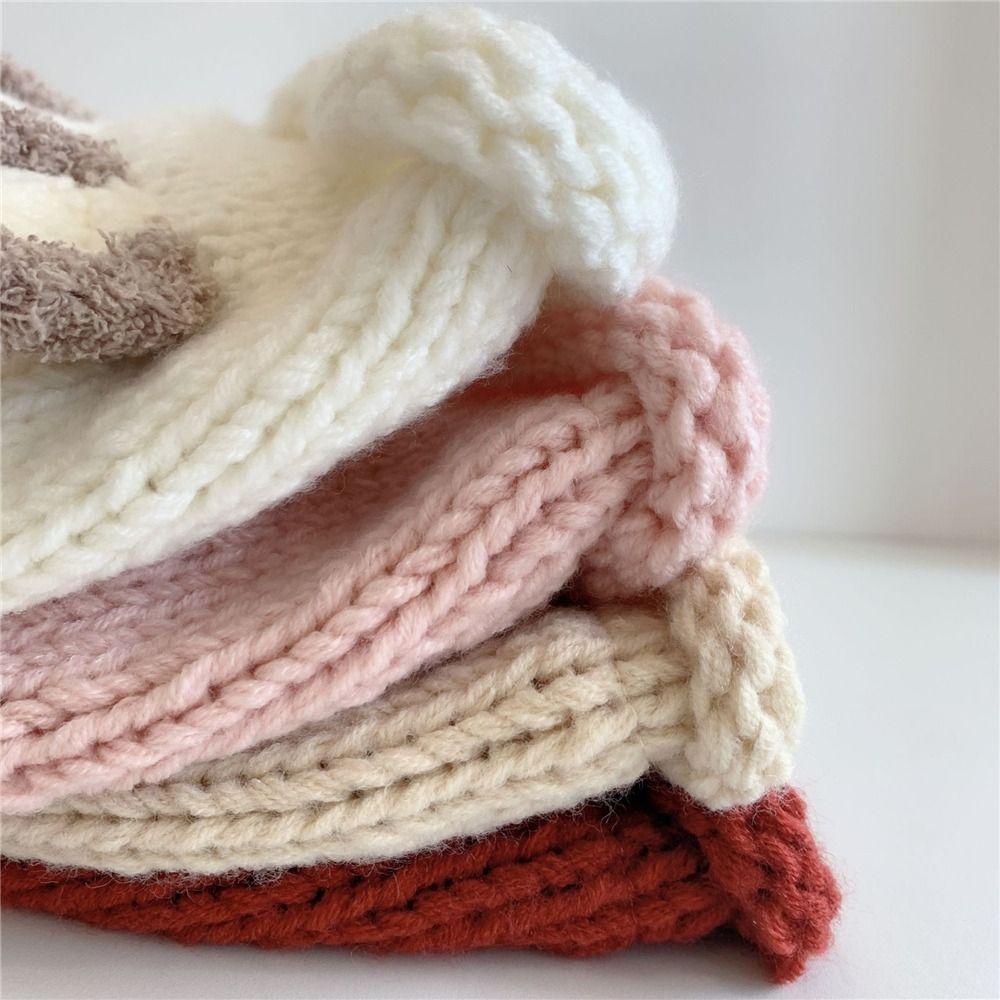 Mũ Len Trùm Tai Giữ Ấm Mùa Đông Dễ Thương Cho Bé