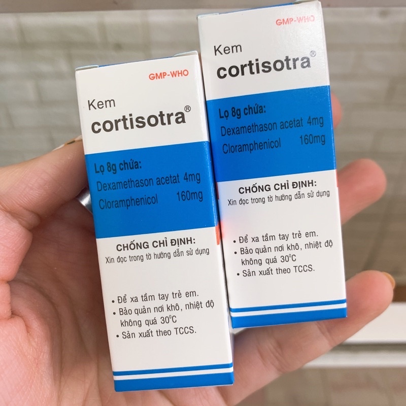 Cortisotra hỗ trợ làm giảm ngứa do dị ứng , nổi mẩn, mụn trứng cá