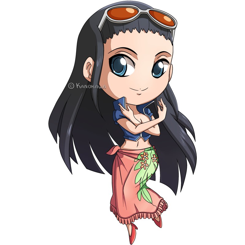 Móc Chìa Khóa Hình Nhân Vật Nico Robin Trong One Piece