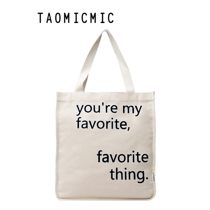 Túi tote bag đẹp vải bố trơn mềm đẹp giá rẻ LUVADO TX778