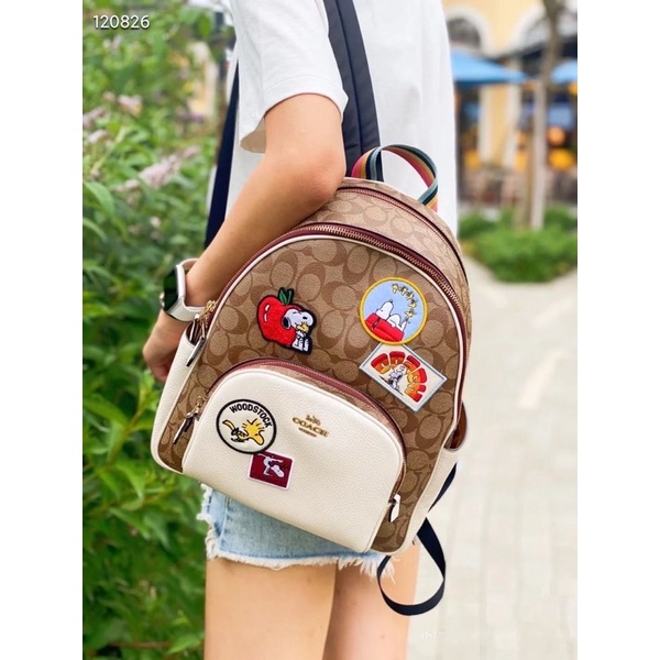 Sẵn ✨ Balo Coach x Peanuts họa tiết siêu xinh C4115