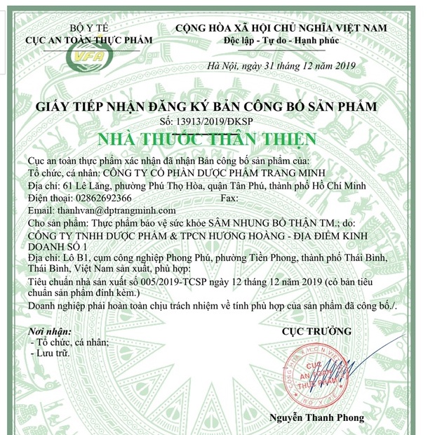 SÂM NHUNG BỔ THẬN TM - Giúp bồi bổ cơ thể, tăng cường sinh lực và hỗ trợ tăng cường khả năng sinh lý (30 viên)