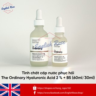 BILL UK [TO HA+ B5] Tinh chất cấp nước phục hồi The Ordinary Hyaluronic Acid 2 % + B5