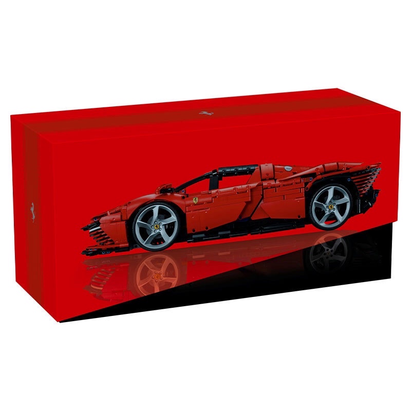 Xếp hình nonlego technic 42143 - Lezi 50003 Lắp ráp siêu Xe Ferrari Daytona SP3 Tỉ Lệ 1:8 3778 Mảnh