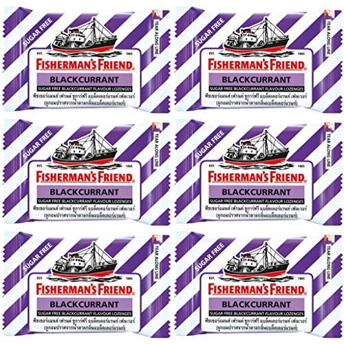 Kẹo Ngậm Giảm Đau Họng Con Tàu Không Đường Fishermans Friend 25g