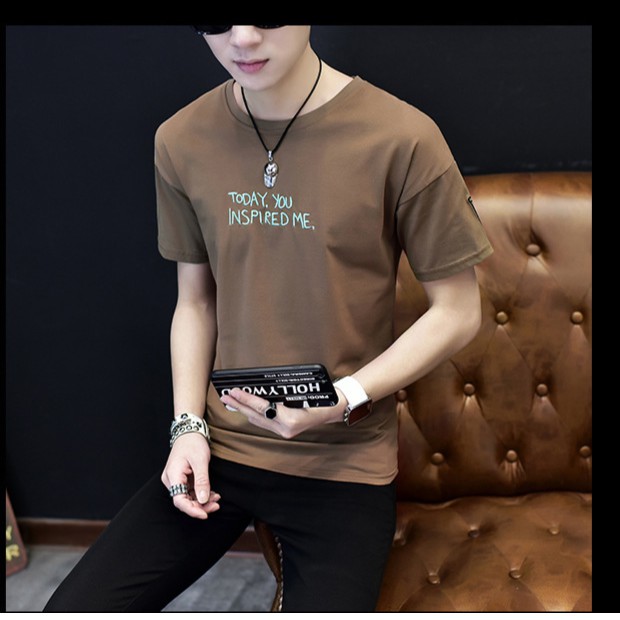 Áo T-Shirt Nam Cộc Tay Áo Xu hướng thanh lịch tuổi từ 18 đến 35