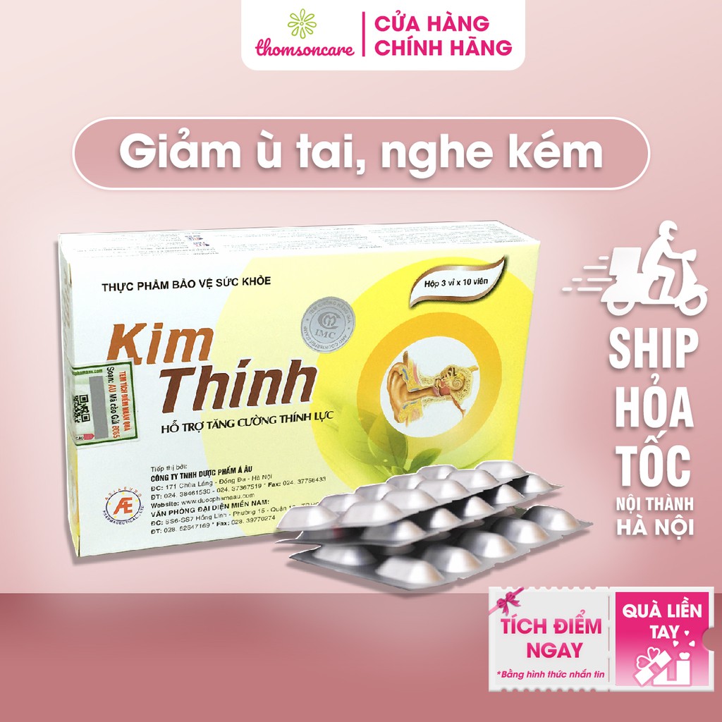 Kim Thính - Mua 6h tặng 1h bằng tem tích điểm - tăng thính giác, nghe tốt hơn, giảm ù tai từ thảo dược