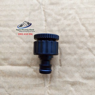 Cút nối nhanh dương W3084 AQUAMATE ĐÀI LOAN, đầu còn lại nối vòi nước ren ngoài 21mm hoặc 27mm