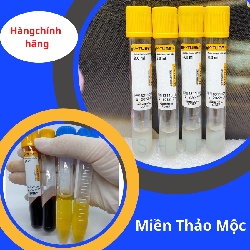 Ống Acd Lấy Máu Chân Không - Ống Lấy Máu Áp Lực Âm BD Có Gel Chống Đông Máu ACD dùng cho PRP