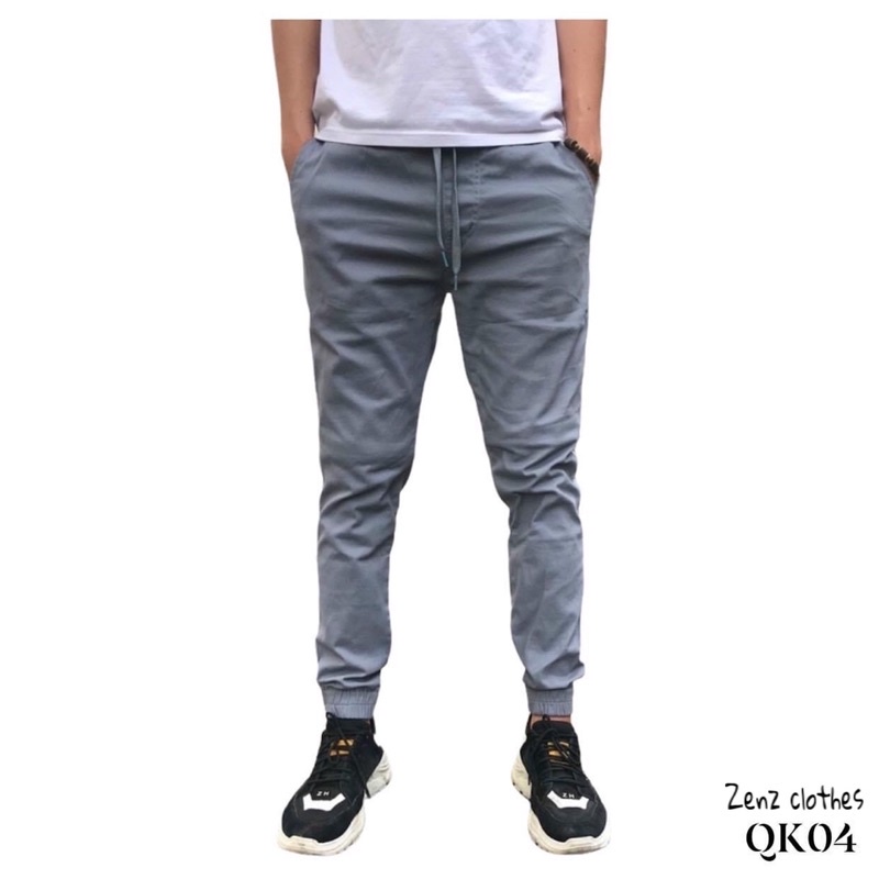 Quần jogger Nam Hàn Quốc dáng ôm, quần nam thể thao unisex thời trang.