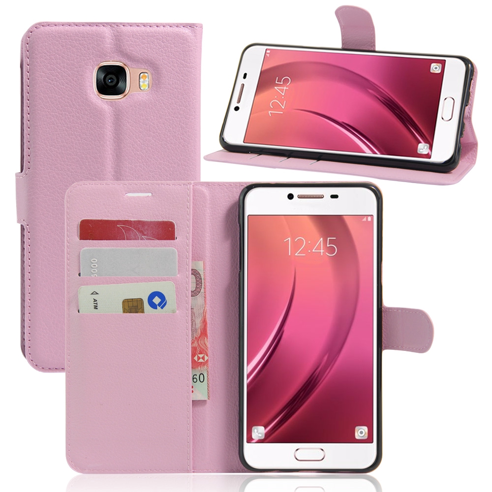 Bao da điện thoại nắp lật có khe cắm card cho Samsung Galaxy  C7 C9 Pro Plus 2017 | BigBuy360 - bigbuy360.vn