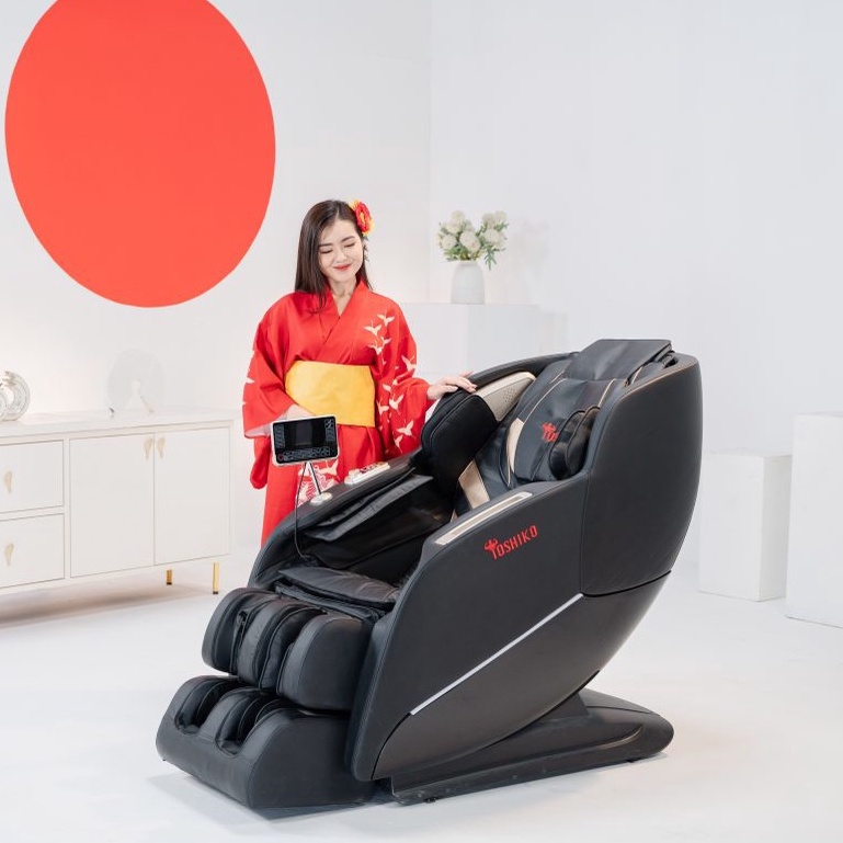 Ghế massage trị liệu toàn thân đa chức năng Toshiko T20 bảo hành 6 năm công nghệ điều khiển giọng nói cao cấp