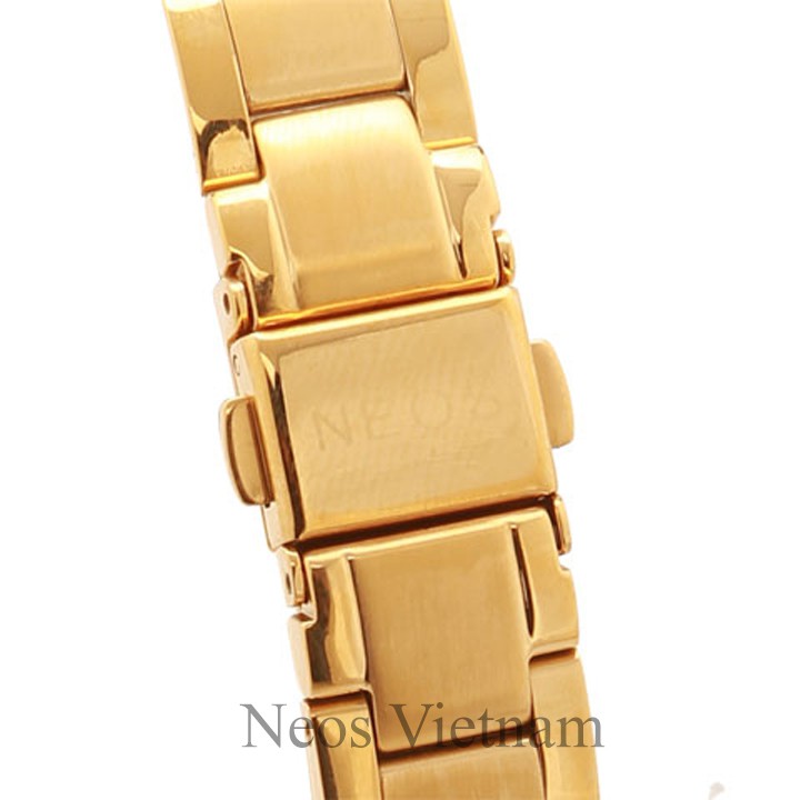 Đồng Hồ Nữ Chính Hãng Neos N-30856L Sapphire Dây Thép Vàng