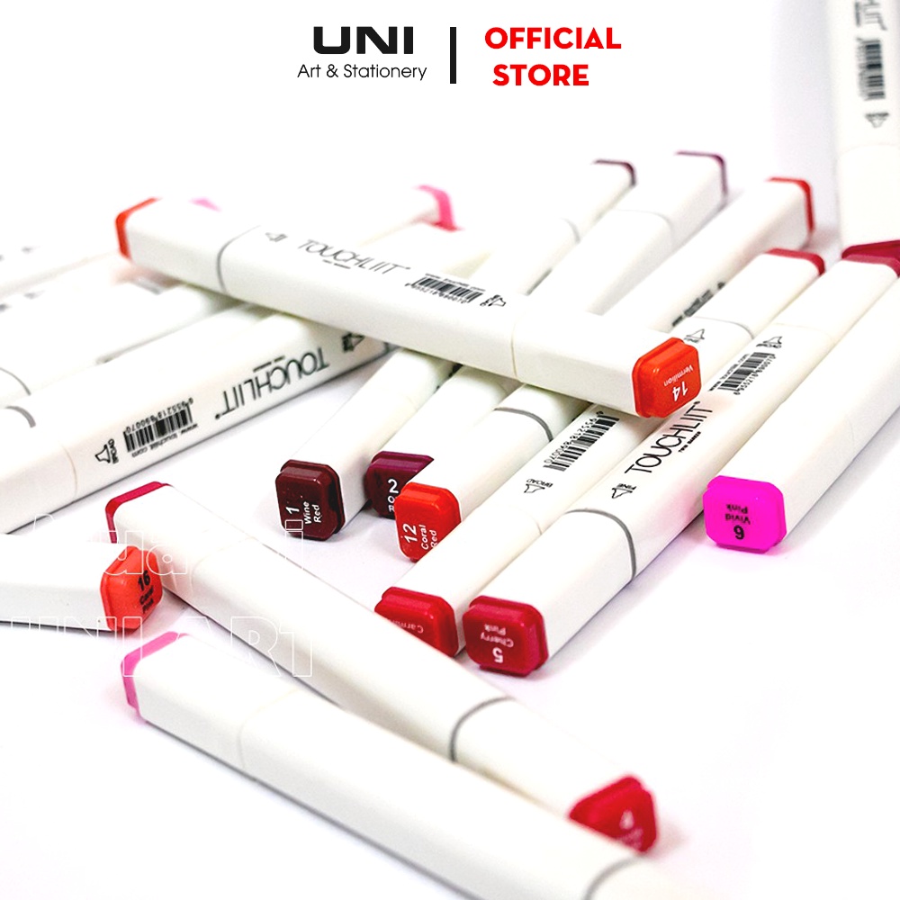 Cây lẻ Marker Touchliit 6 Tone Red ( 0 - 17 )