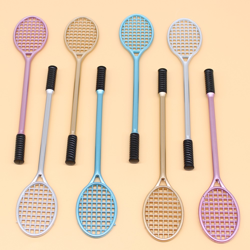 Bộ 4 Cây Bút Gel Hình Vợt Tennis Xinh Xắn