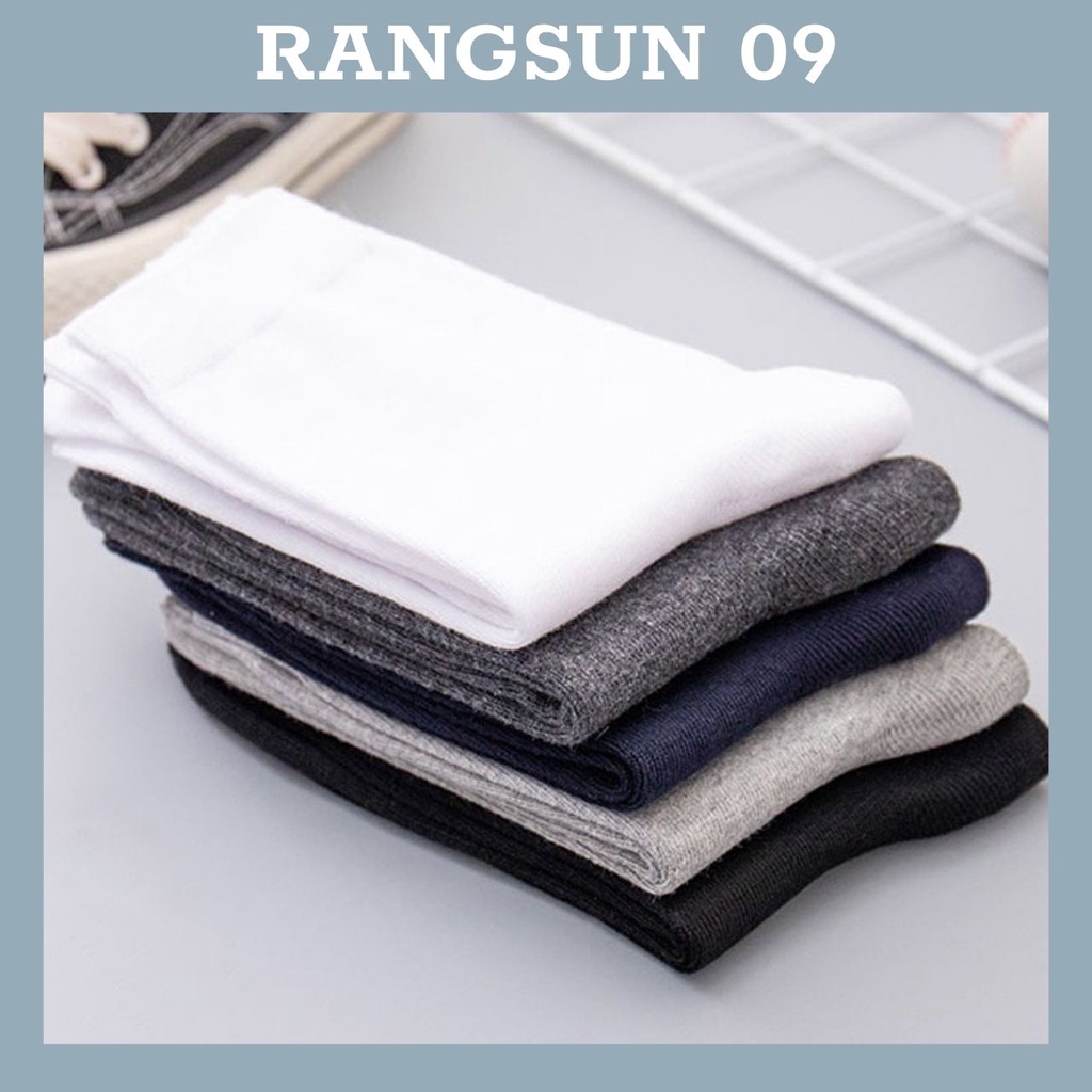 Tất cổ cao  nớ nam nữ cổ cao cotton trơn phong cách hàn Quốc đơn giản