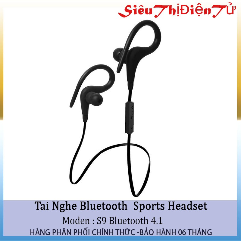 Tai nghe bluetooth headset sport s9 dáng thể thao- Tai ngeh không dây S9 giá thành rẻ