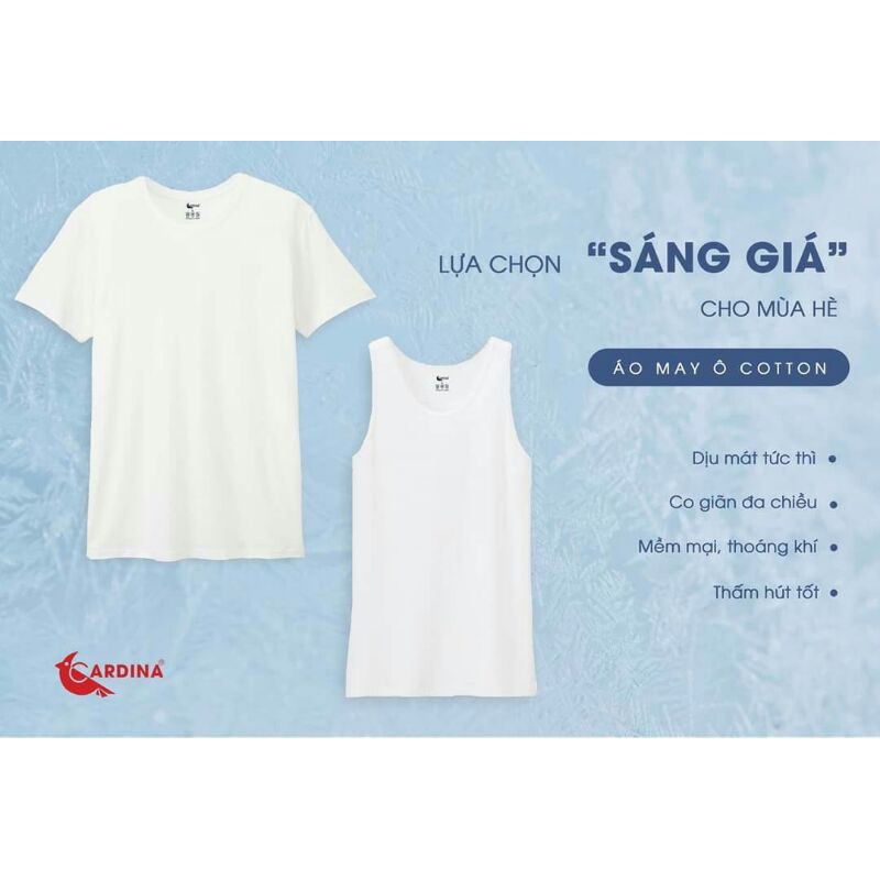 Áo ba lô nam SIÊU MÁT cotton 100% - Hàng xuất xịn, giá tốt