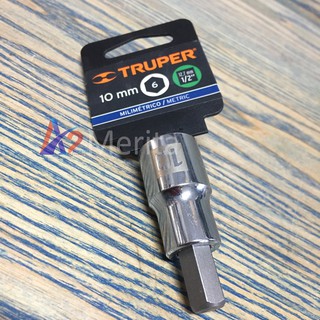 10mm đầu tuýp lục giác 1/2inch truper 13283