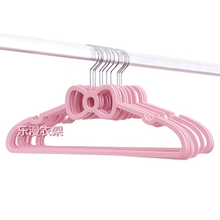 Sliding student dormitory clothes clothes hanging clothes teenage heart pink love butterfly junction plastic hanger