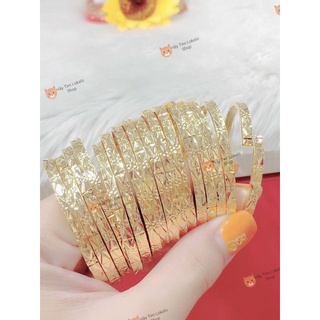 Ximen khắc 7 chiếc có khóa vàng thật - xm1831 lokalo shop - bộ ximen 7 chiếc, ximen có khóa lưỡi gà