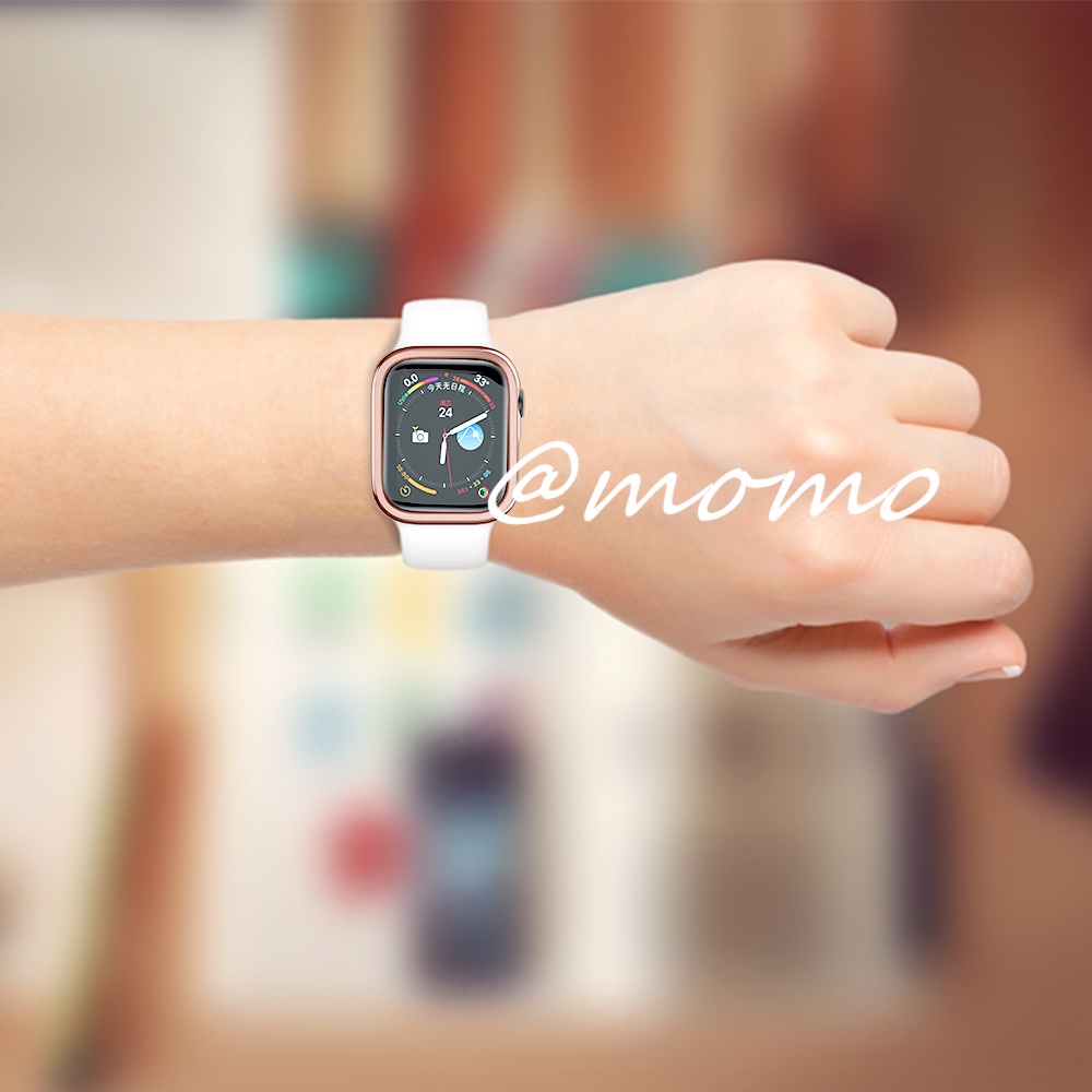 Ốp Bảo Vệ Khung Đồng Hồ Thông Minh Apple Watch Series 8 7 SE 6 5 4 41mm 45mm 40mm 44mm