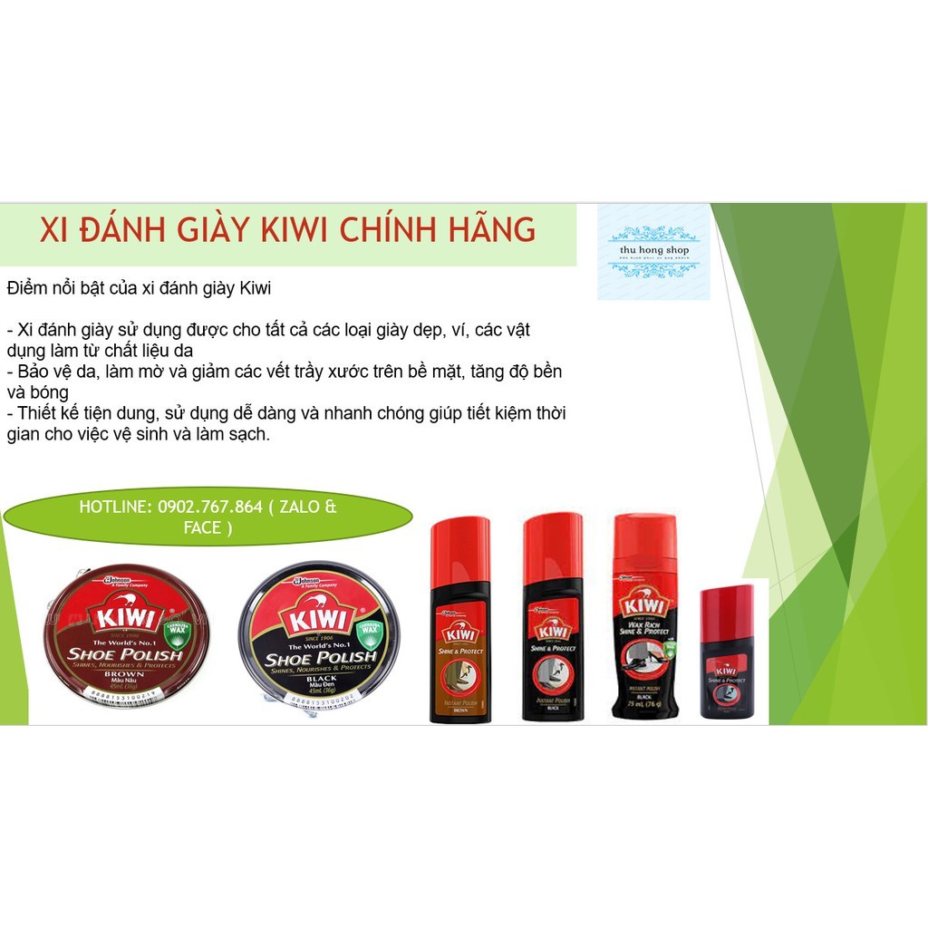 XI NƯỚC ĐÁNH GIÀY kiwi