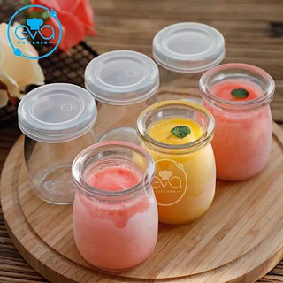 Bộ 6 Hũ Thuỷ Tinh Đựng Sữa Chua 100 Ml