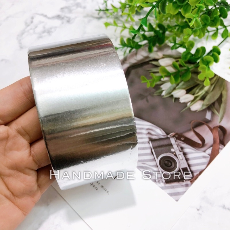 Băng dính nhôm chịu nhiệt - Ứng dụng để bọc kẽm, làm cốt tạo hình nhân vật đất sét 😎✨