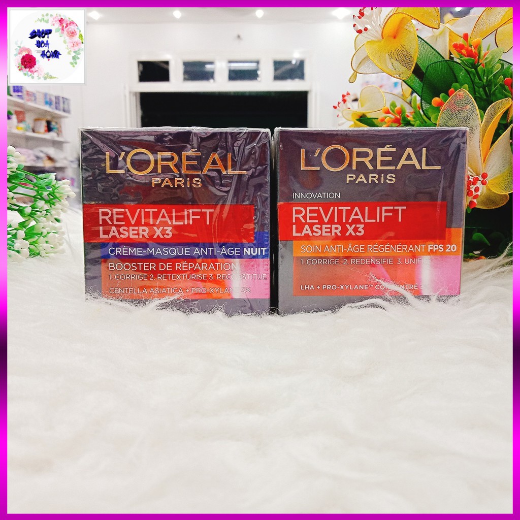 KEM DƯỠNG DA L'OREAL PARIS REVITALIFT LASER X3 - 50ML