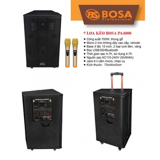 Loa kéo di động bosa pa-4000