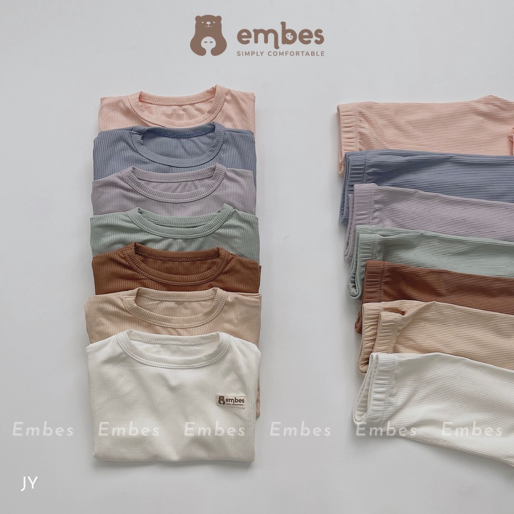 Bộ dài tay cho bé trai bé gái, bộ cotton tăm trẻ em Thanh Hằng Baby 9kg - 21kg