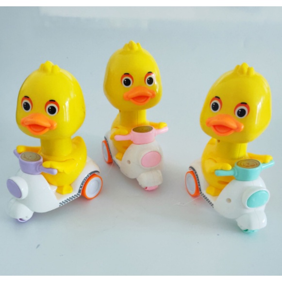 Đồ Chơi Vịt Con Đi Xe Máy Đáng Yêu, Ấn Là Chạy – Đồ Chơi Con Vịt Lái Xe Vespa Ngộ Nghĩnh