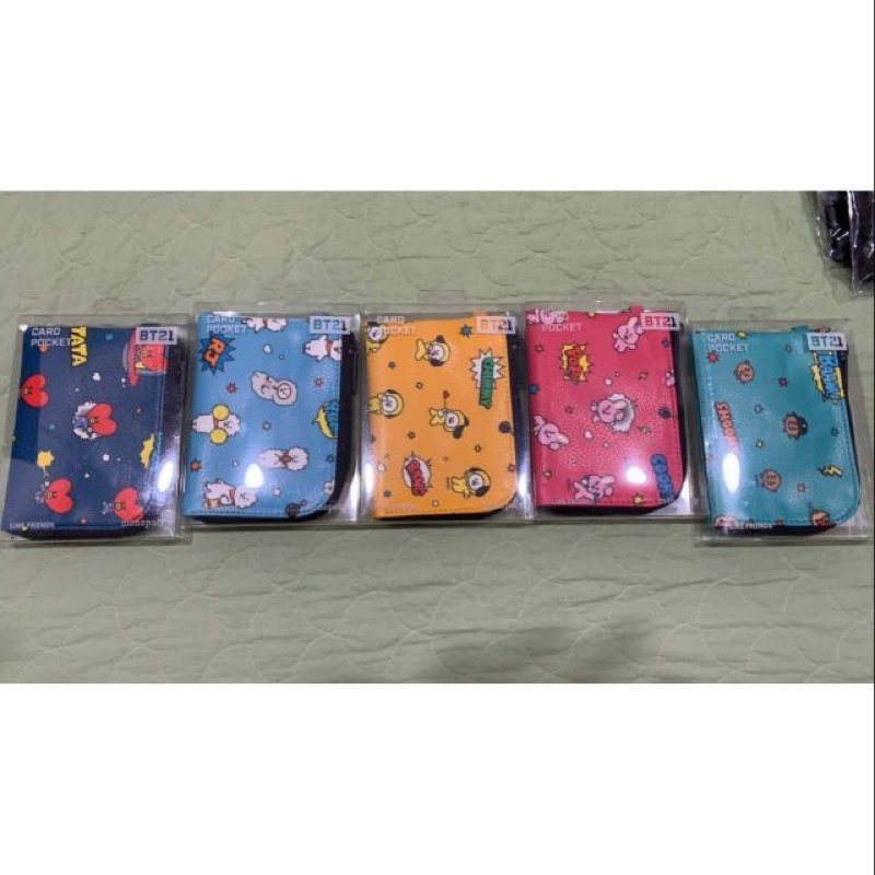 Ví BT21 đựng tiền, card Universe | Pattern card pocket