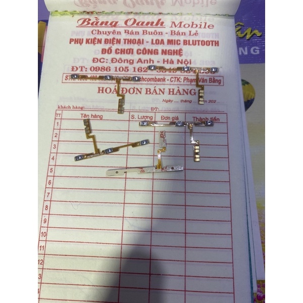 cáp nguồn kèm volum to nhỏ vivo y91