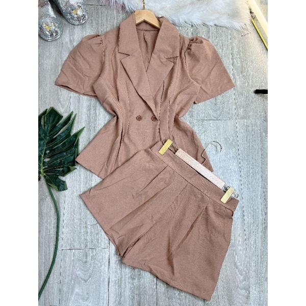 Set vest tay bồng sang chảnh ( hình tự chụp )