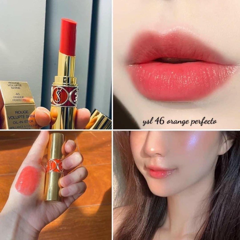 Son Shine YSL 46 ( Cam Đào )