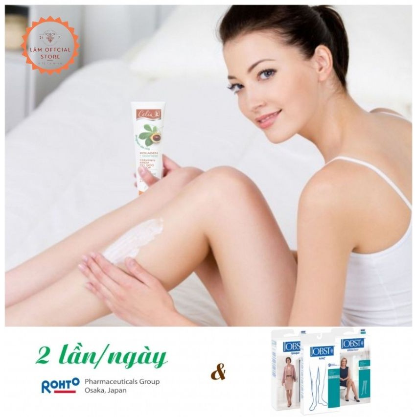Kem giãn tĩnh mạch, kem bôi da CELIA 100ML  chiết xuất hạt dẻ ngựa sản xuất POLAND