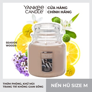 Nến hũ Yankee Candle size M - Seaside Woods (411g)