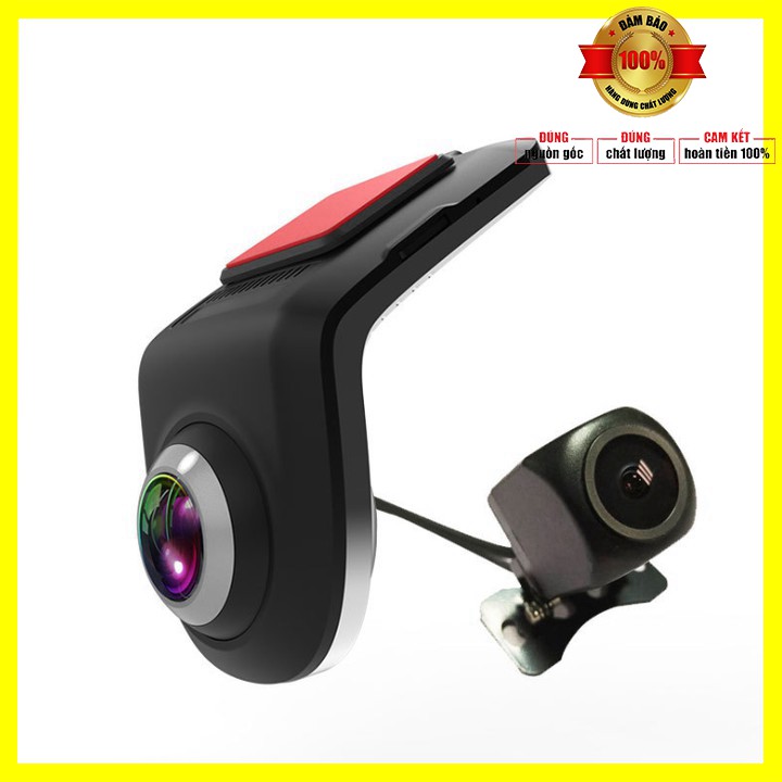 Camera hành trình dành cho màn hình Android tích hợp camera lùi phía sau Full HD DC-U5