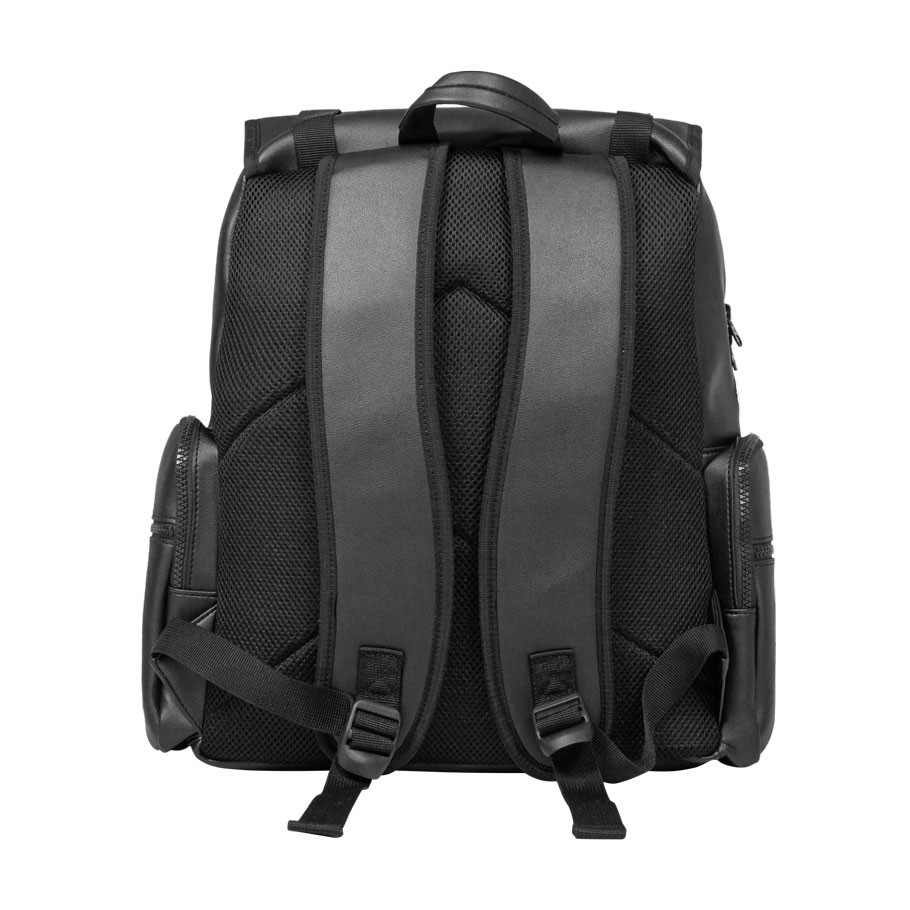 [Mã SKAMA8 giảm 8% đơn 300K] Balo đi học nam nữ Davies - Balo da nam màu đen Leather Box Backpack.