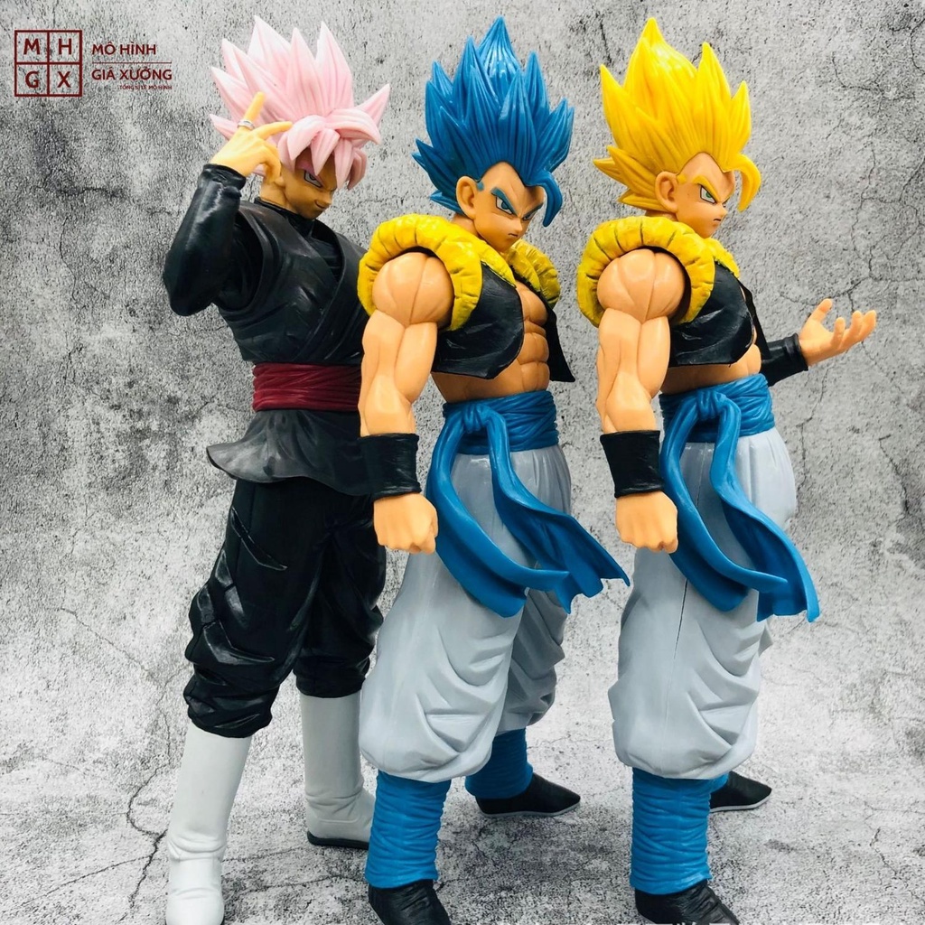 Mô hình Dragon Ball Songoku Black  Gogeta tóc xanh ,tóc vàng hàng siêu chất cao 32cm , figure mô hình 7 viên ngọc rồng